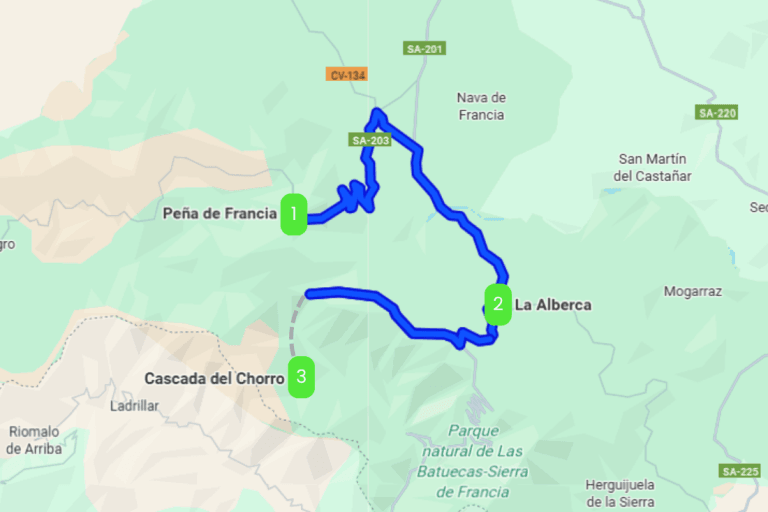 Mapa de LAS BATUECAS I