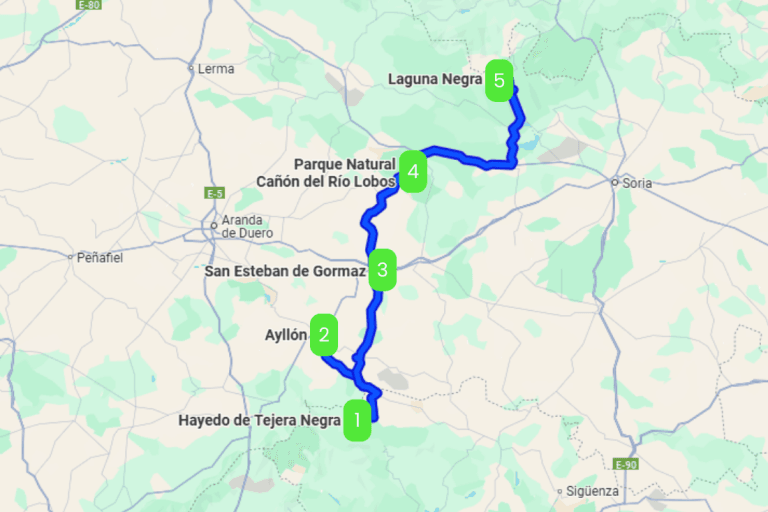 Mapa de AYLLÓN
