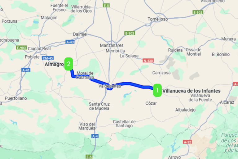 Mapa de MOLINOS Y MÁS