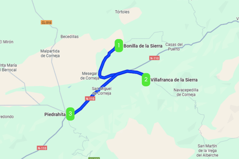 Mapa de EL VALLE DEL CORNEJA