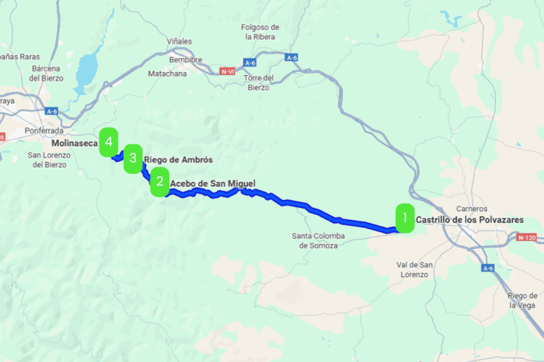 Mapa de PUEBLOS DE LEGIO