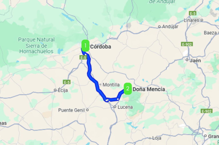 Mapa de LA PRIMERA CORDUBA