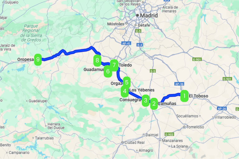 Mapa de RINCONES HECHIZADOS