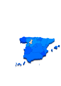 Mapa de EUROVELO 1 POR EXTREMADURA
