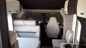 Autocaravana capuchina de alquiler en Pontevedra-Fiat Benimar Sport 346