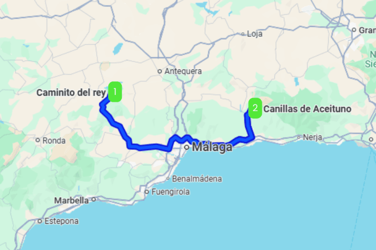 Mapa de CAMINITO A LOS PUENTES