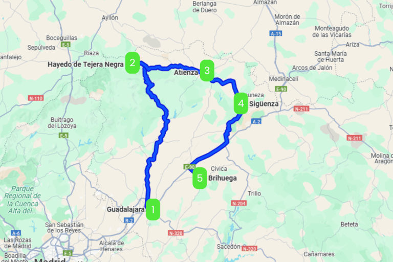 Mapa de LA OLVIDADA