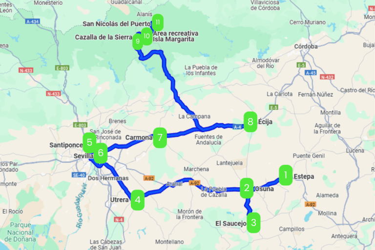 Mapa de LA TIERRA DEL SEÑOR