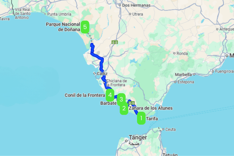 Mapa de PLAYA, PESCAITO, SURF, …