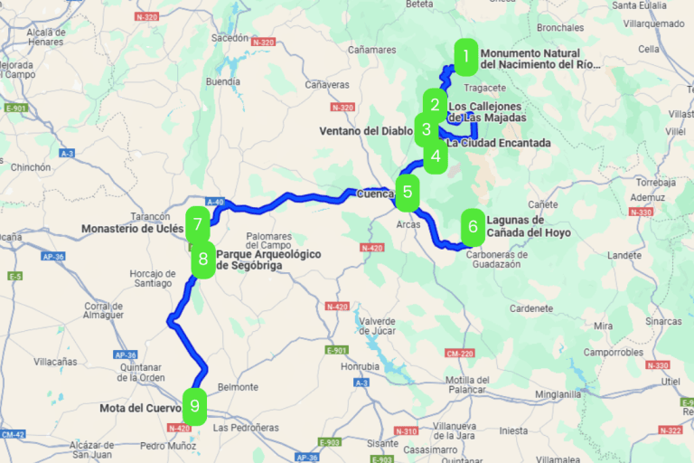 Mapa de TERRITORIOS CONCANOS