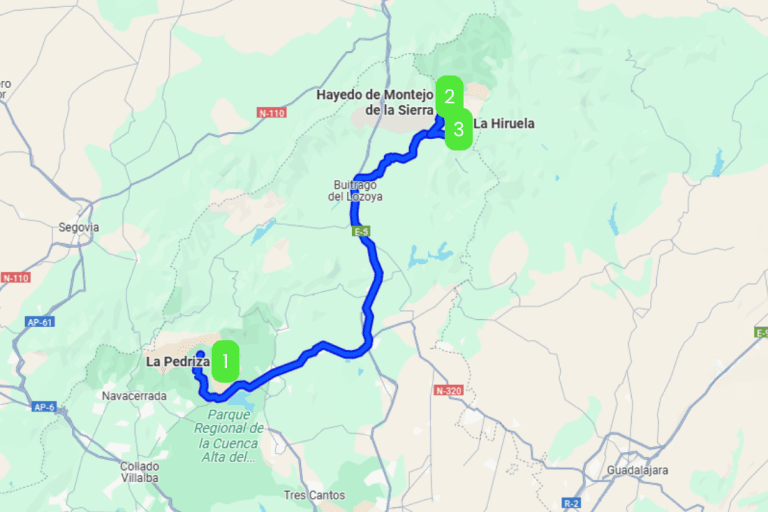 Mapa de CAMINO DE LAS CUMBRES