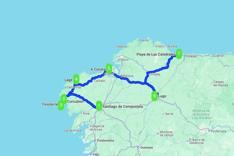 Mapa de GALLAECIA NORTE
