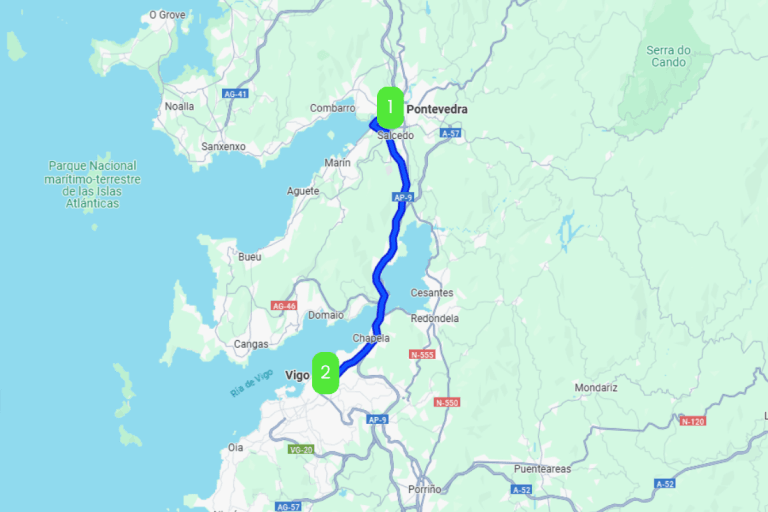 Mapa de GASTRO-COSTA DA VELA