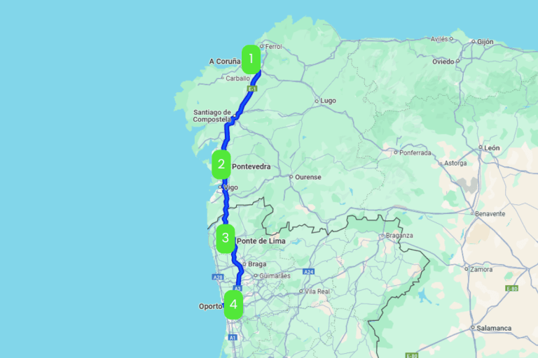 Mapa de IBERIA