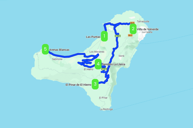 Mapa de LA ISLA DEL MERIDIANO