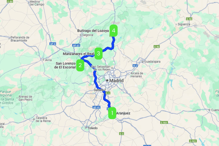 Mapa de OTROS ENCANTOS DE MADRID