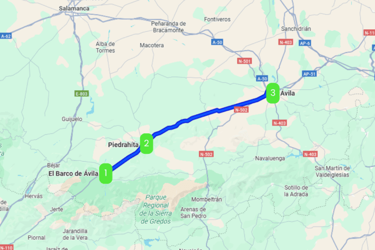 Mapa de AMIGAS DE GREDOS