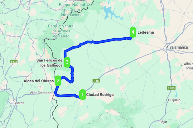 Mapa de CENTINELAS DE PIEDRA