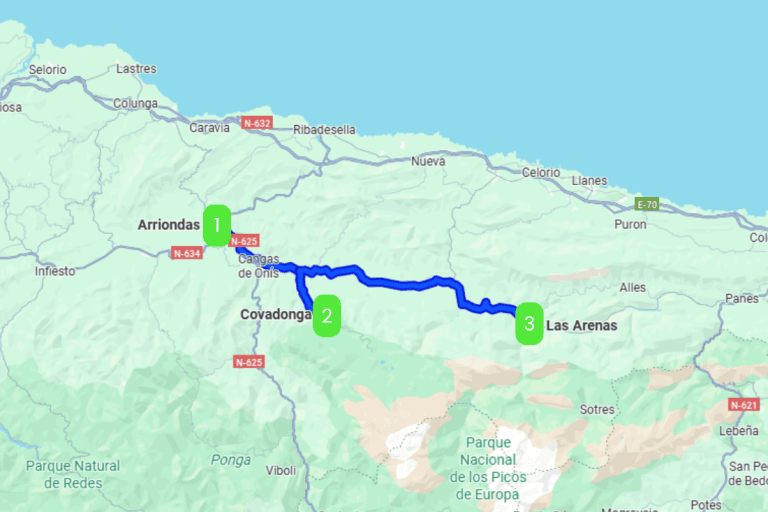 Mapa de CLÁSICOS ASTURIANOS