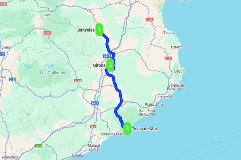Mapa de ENTRE PEDALES