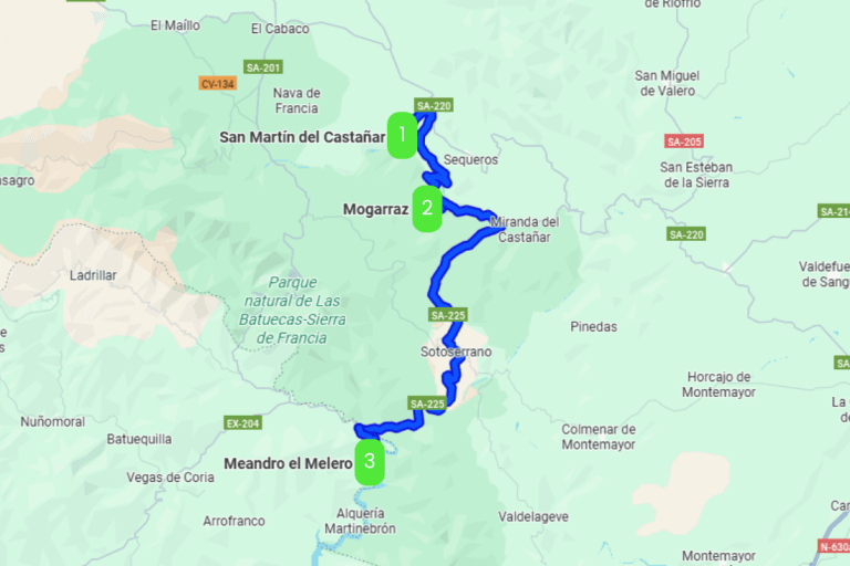 Mapa de LAS BATUECAS II