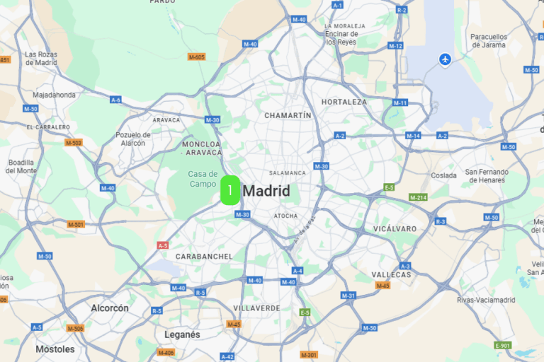 Mapa de MADRID, MADRID, MADRID