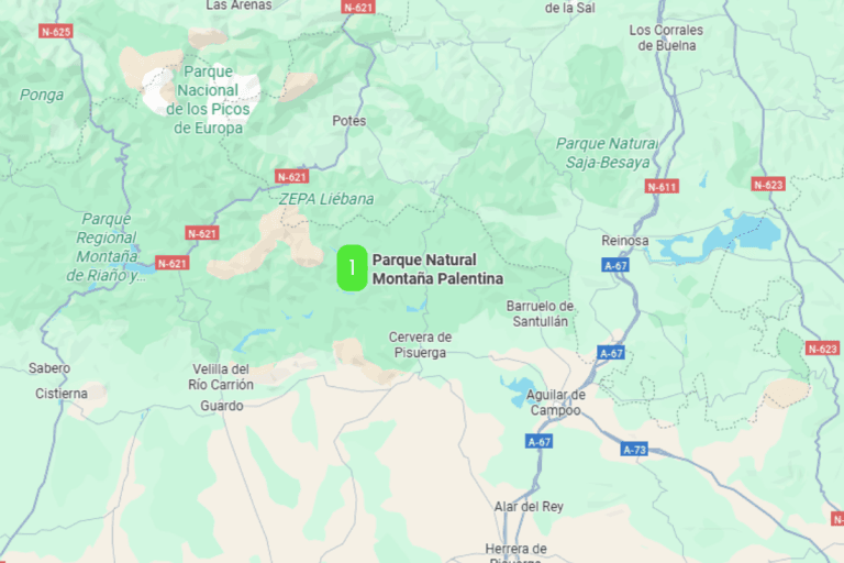 Mapa de PARQU-CASTILLA-LEÓN IV