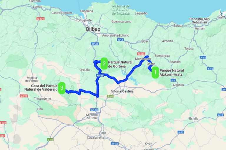 Mapa de PARQU-EUSKADI II