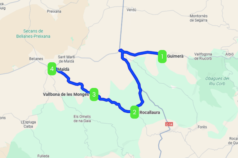Mapa de LA TOSCANA CATALANA II