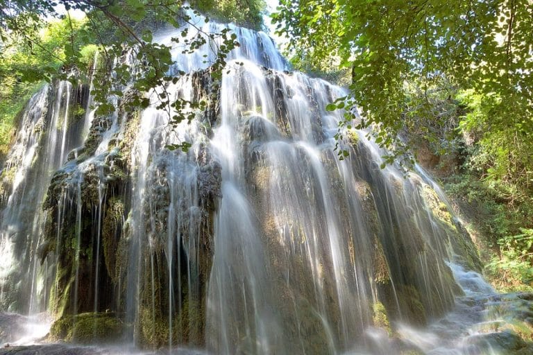 Cascada del Monasterio de Piedra en Calatayud, Zaragoza
