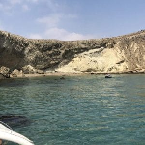 Ruta en barco con patrón