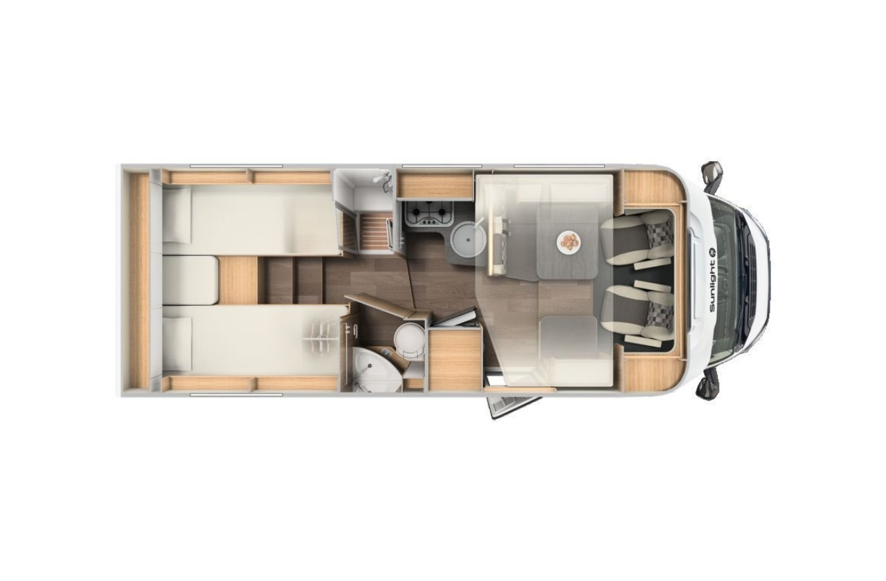 Alquiler 5 plazas Sunlight T68 en Lugo