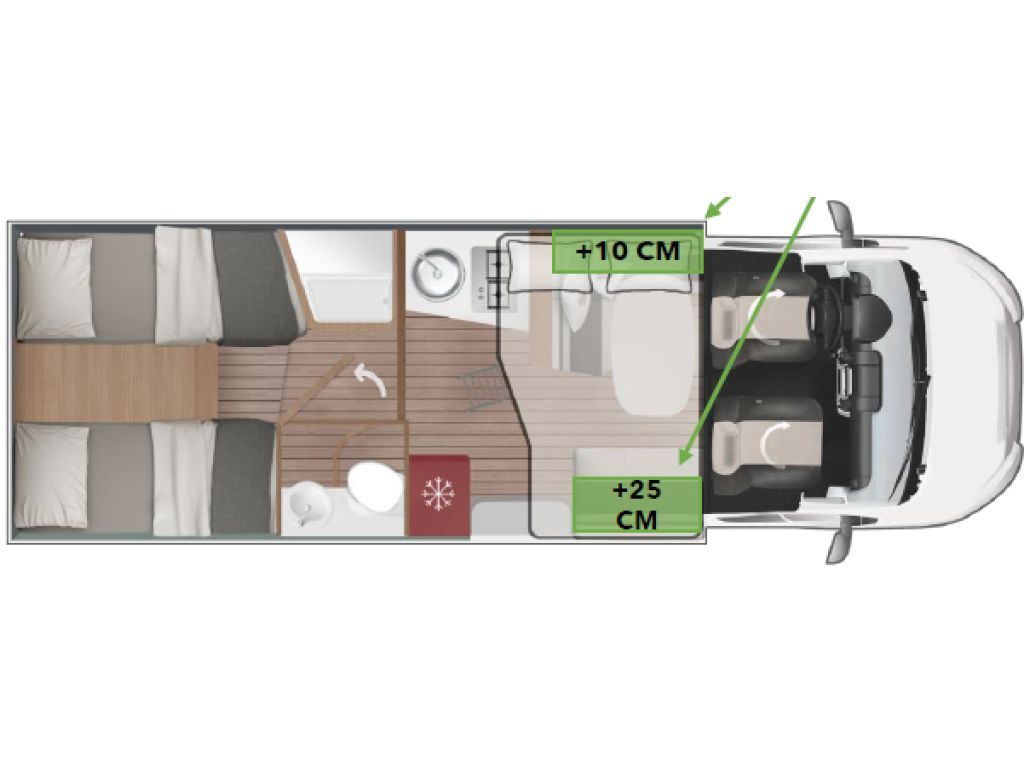 Alquiler 5 plazas Roller Team Kronos 288 TL Spring Edition en Alicante