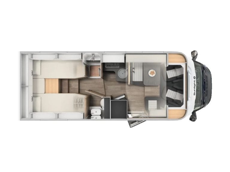 Alquiler 5 plazas Sunlight T68 en A Coruña