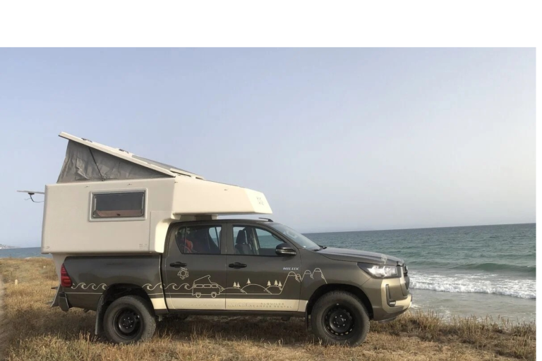 Alquiler 5 plazas Toyota Overland 4×4 en Cádiz