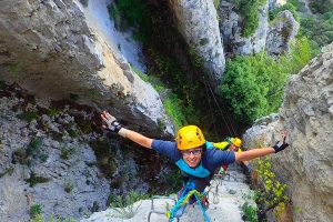Vía Ferrata de Foradada del Toscar con guia