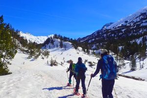 Excursión guiada raquetas de nueve en Formigal en Portalet - Valle de Tena