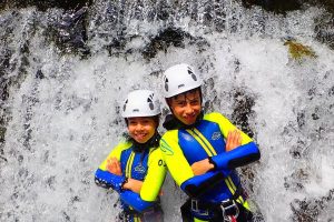 Barranquismo con Niños barranco de Viandico en Añisclo
