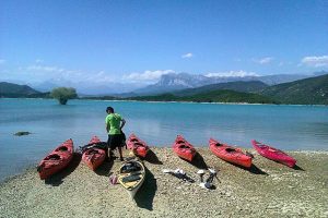 Kayak en el Embalse de Mediano en Morillo de Tou (Excursión)