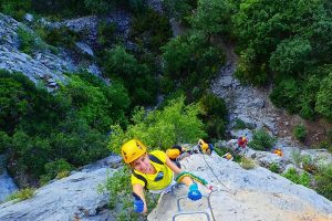 Vía Ferrata de Foradada del Toscar con guia