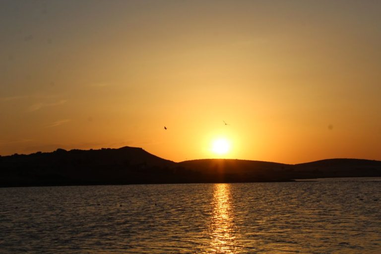 Atardecer en la Laguna de Petrola