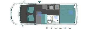 Alquiler 4 plazas Iveco Family I-NBZ5 en Fuerteventura