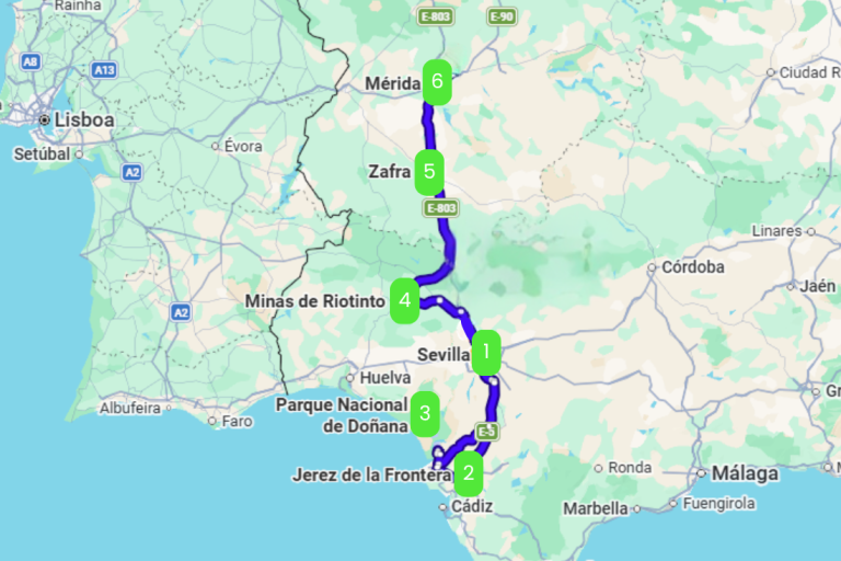 Mapa de LOS DESCUBRIMIENTOS
