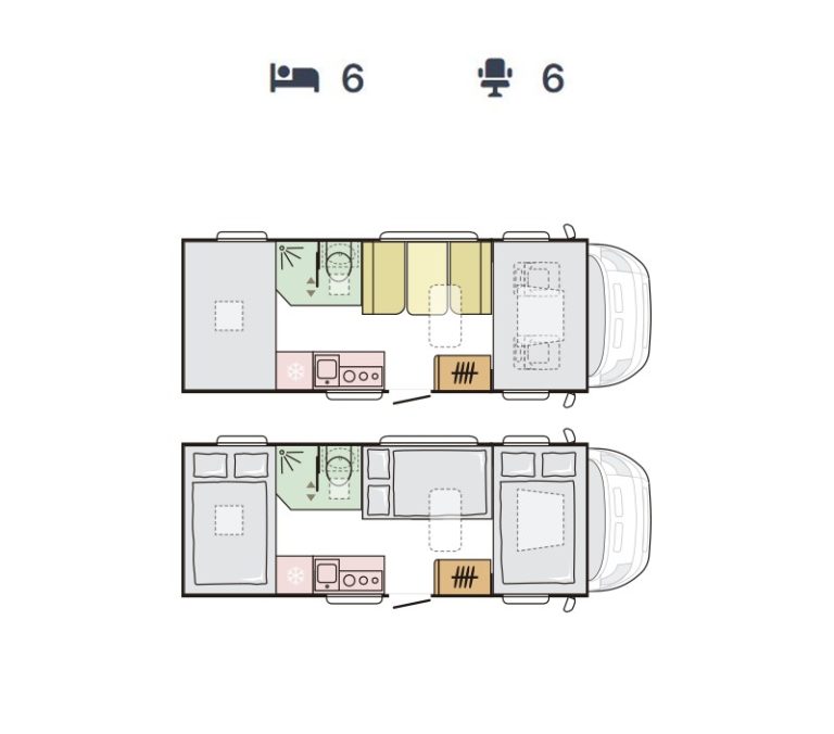 Alquiler 5 plazas Adria Coral XL Axess 600 DP / AN en Barcelona