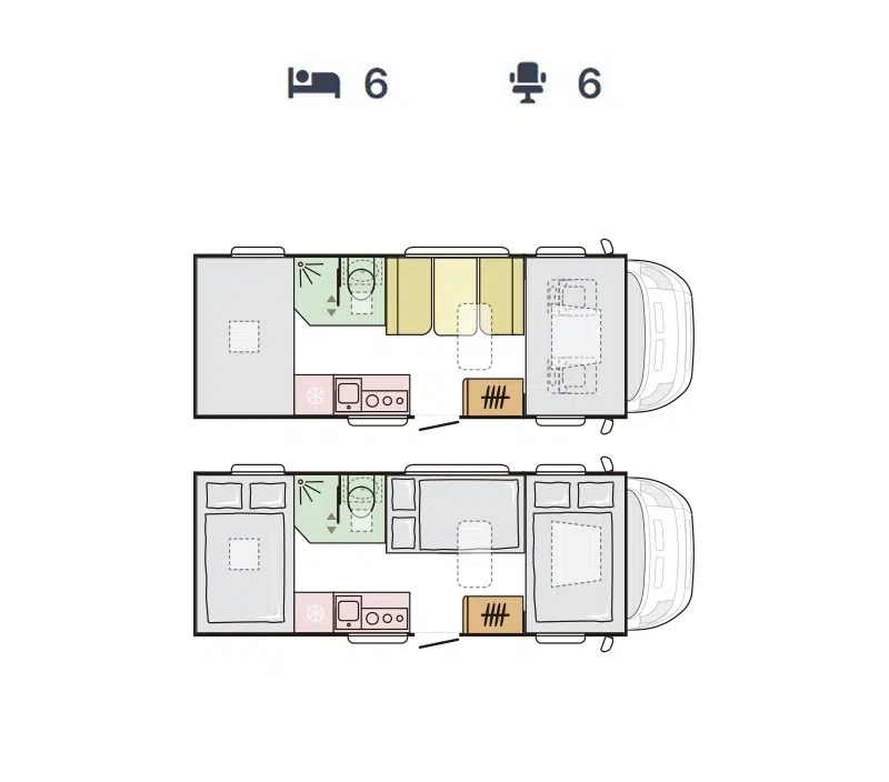 Alquiler 5 plazas Adria Coral XL Axess 660 DP / G en Madrid