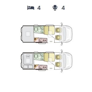 Adria Twin 600 SPB Family / GT