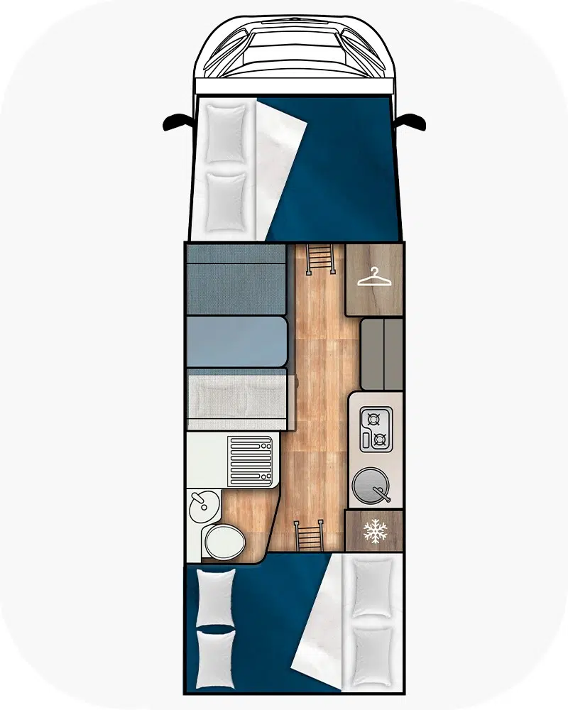 Alquiler 6 plazas Elnagh Baron 20 / G en Madrid