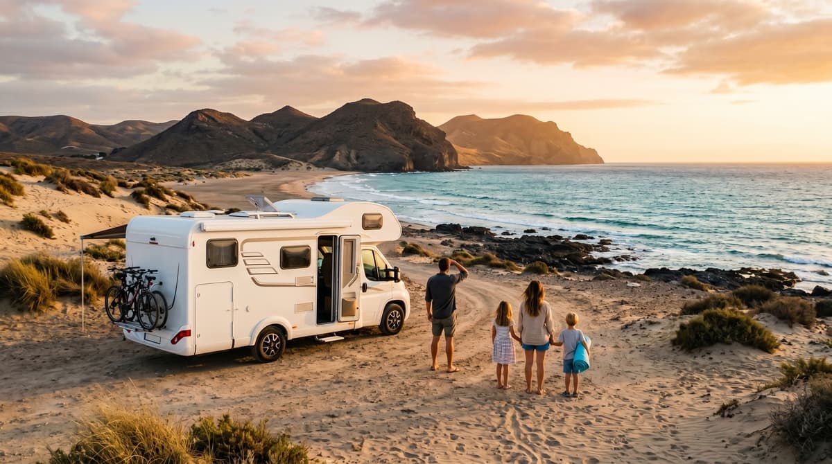 Lee más sobre el artículo Almería en autocaravana: ruta de 7 días por Cabo de Gata, Tabernas y la costa volcánica