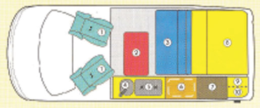 Alquiler 4 plazas California T4 en La Gomera