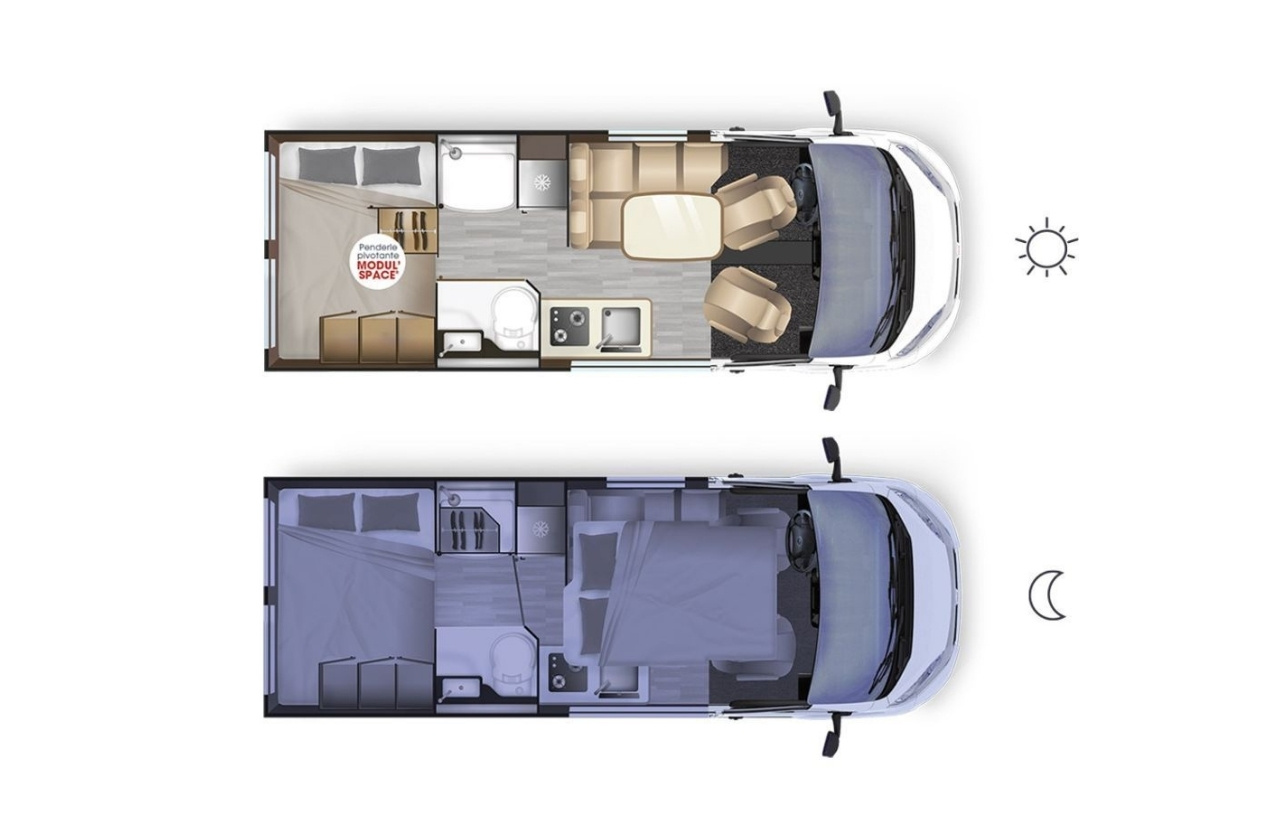 Alquiler 4 plazas Dreamer Camper Van XL en Alicante